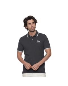 Allen Solly Polo T-shirt Men- Charcoal Grey